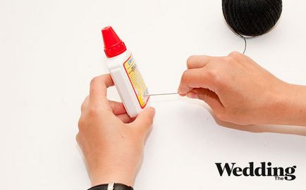 Як зробити куля з ниток для декору весілля