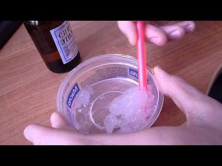 Cum se face mucusul din alcool