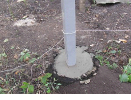 Cum se instalează pilonii de fier prin erecția pas-cu-pas, caracteristici