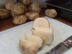 Картопля в мундирі з куркою і грибами рецепт з фотографіями