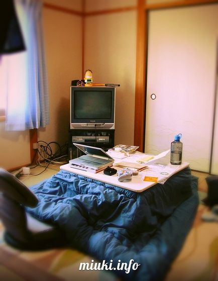 Kotatsu este cald într-o casă japoneză, miuki mikado • Japonia virtuală