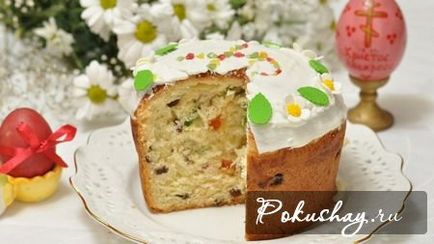 Kulich în Baker, o rețetă cu o fotografie