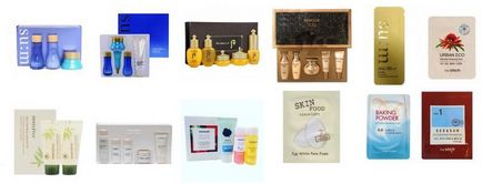 Cumpărați samplere și mini-versiuni ale produselor cosmetice coreene, magazin online la un preț ieftin la Moscova