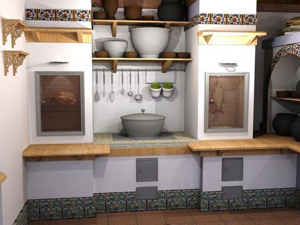 Bucătărie cu aragaz - un design unic în interiorul casei dvs.