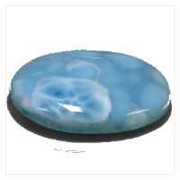 Larimar - как да се разграничат фалшив от истински минерал 1