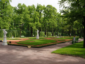 Grădini de grădină de vară și parcuri de ghid pentru Sankt Petersburg