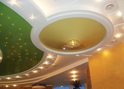 Candelabre în dormitor până la tavanul stretch care sursele de lumină pentru a utiliza