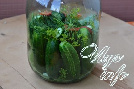 Pickles Mustármaggal recept egy fotó