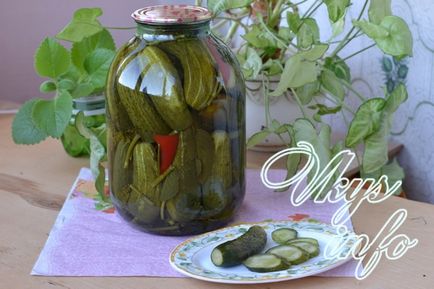 Pickles Mustármaggal recept fényképpel (recept) Pickles Mustármaggal recept egy fotó