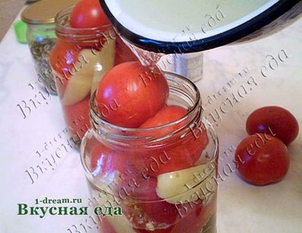 Мариновані помідори рецепт простий на зиму - смачна їжа