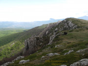 Traseul platoului chatyr-dag trece, vârfurile, peșterile