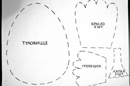 Майстер-клас аплікація «великодній півник з курчатами»