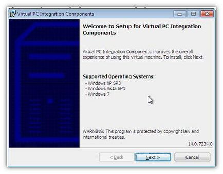 Microsoft virtual pc