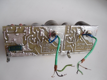 Preamplificator de tub microfon pe lampă 6h32p (ef86)