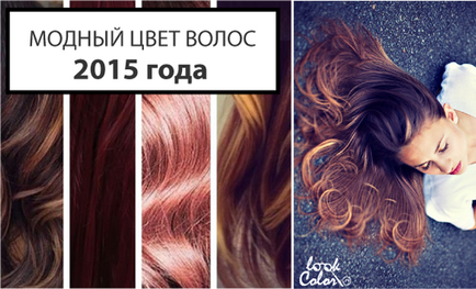 Culoarea parului la modă 2015, cu aspect colorat