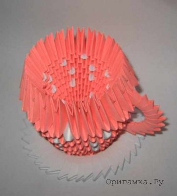 Moduláris origami „csésze”