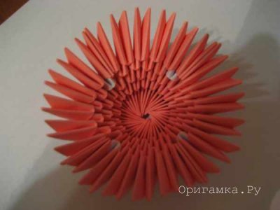 Moduláris origami „csésze”