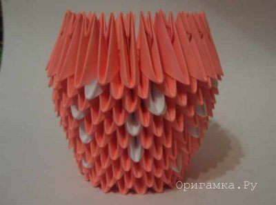 Moduláris origami „csésze”