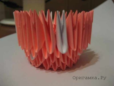 Moduláris origami „csésze”