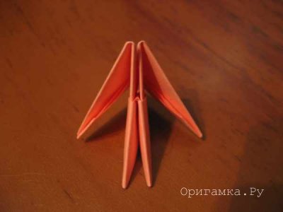 Moduláris origami „csésze”