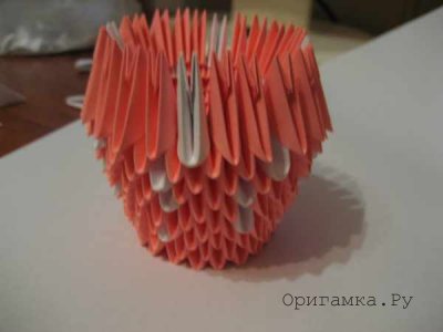 Moduláris origami „csésze”