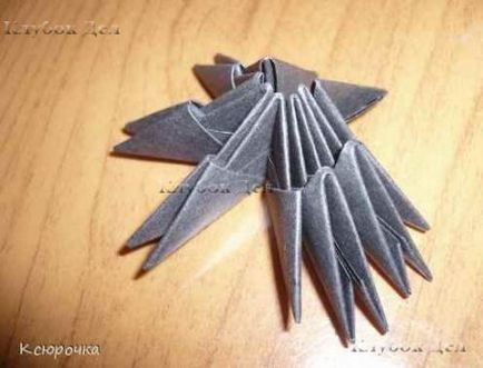 Modificari origami - floarea-soarelui intr-un vas
