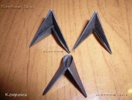 Modificari origami - floarea-soarelui intr-un vas