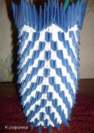 Модульне орігамі - соняшники у вазі