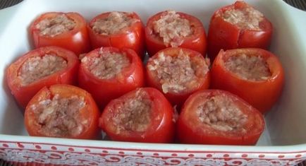 Rețetele mele Carnea originală din carne de pământ într-o tomată