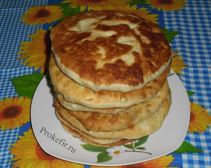 Placide moldovenești pe kefir cu cartofi