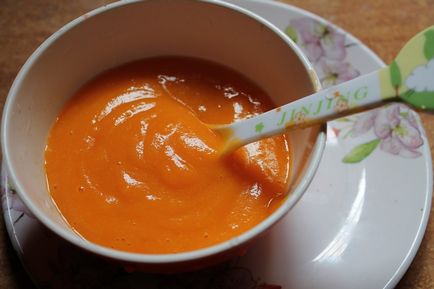 Морквяне пюре для грудничка рецепт приготування