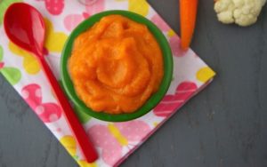 Pureu de morcov pentru rețete pentru copii