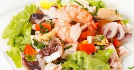 Морський коктейль нові покрокові рецепти салатів з фото