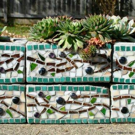 Mozaic în decorarea grădinii