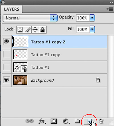 Impunem un tatuaj realist pe Photoshop pe Photoshop · 