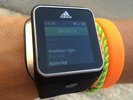 Az óra beállítása smart futás és a kezdeti képzés, layfhaker, futni adidas