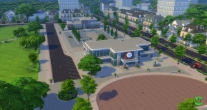 Locații noi în Sims 4 ajung să lucreze promenada magnolia și clădirile de carieră, universul jocului