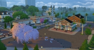 Locații noi în Sims 4 ajung să lucreze promenada magnolia și clădirile de carieră, universul jocului