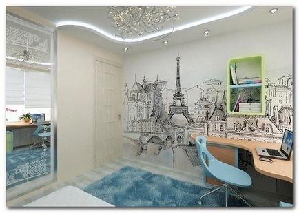 Imagini de fundal mural ca adeziv - repararea și decorarea apartamentului