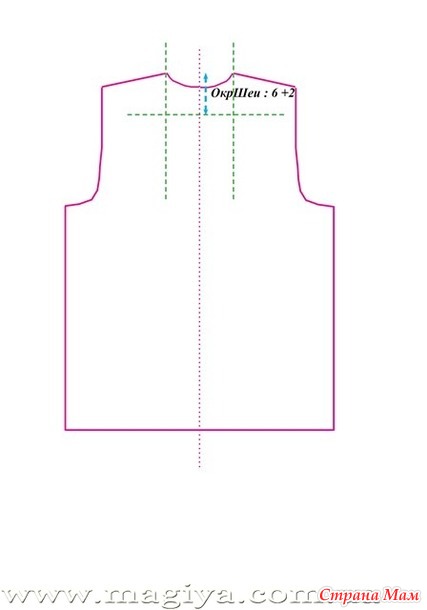 Model foarte simplu pentru produsele tricotate - tricotat - țara-mamă