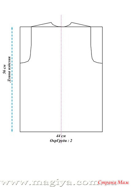 Model foarte simplu pentru produsele tricotate - tricotat - țara-mamă