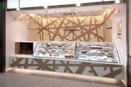 Kirakatrendezés édességek delicius Pasticceria