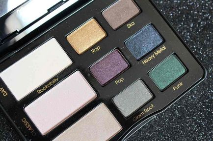 Палітра тіней too faced rock n - roll eye shadow palette metallic colors - блог про красу і