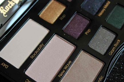 Палітра тіней too faced rock n - roll eye shadow palette metallic colors - блог про красу і