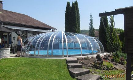 Pavilion kerek medence modell láncból Németország