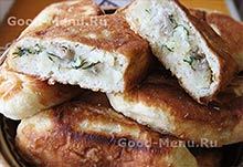 Пиріжки з м'ясом в духовці - рецепт з покроковими фото