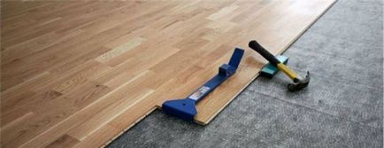 Előállítása a padló alatt laminált - lépésről lépésre útmutató