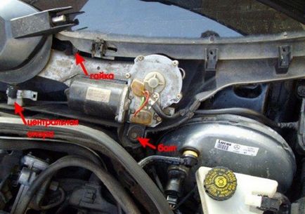 Instrucțiuni detaliate privind repararea ștergătorului în Mercedes-Benz c-class w202