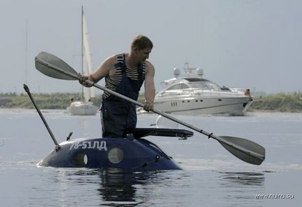 Un submarin creat acasă, bărci și iahturi