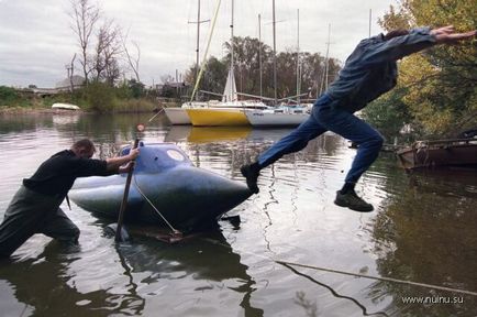 Підводний човен створена в домашніх умовах, катери і яхти